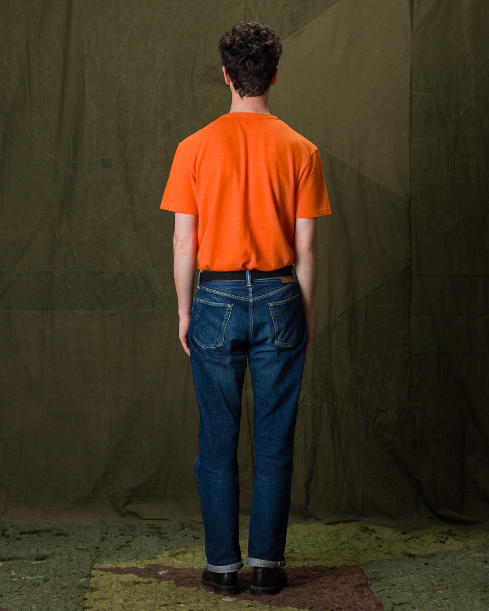 Standard & Strange Wakayama Special Loopwheel Tee - Satsuma Orange - Standard & Strange