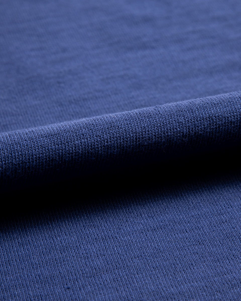 Standard & Strange Wakayama Special Loopwheel Tee - Cobalt Blue - Standard & Strange