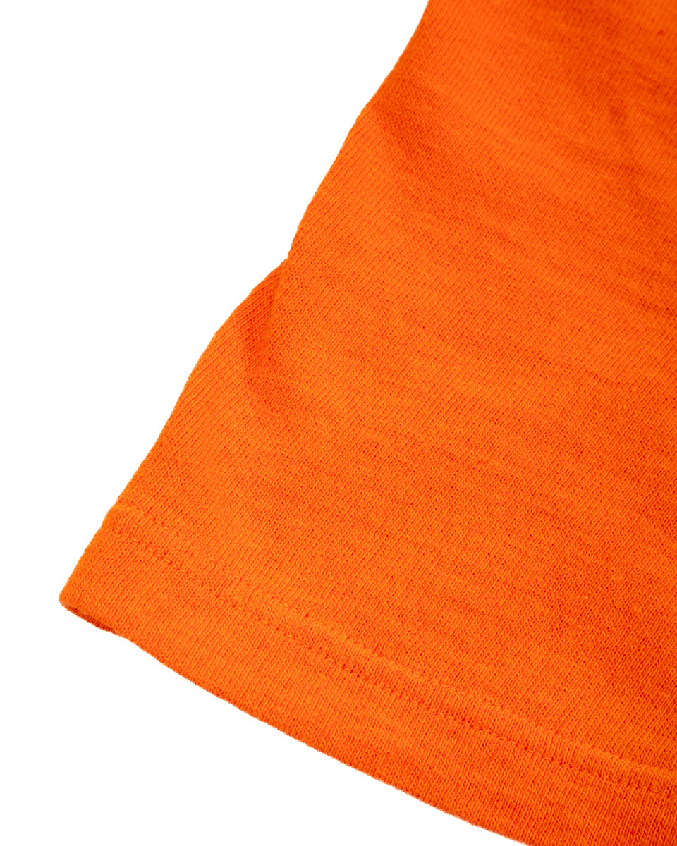 Standard & Strange Wakayama Special Loopwheel Tee - Satsuma Orange - Standard & Strange