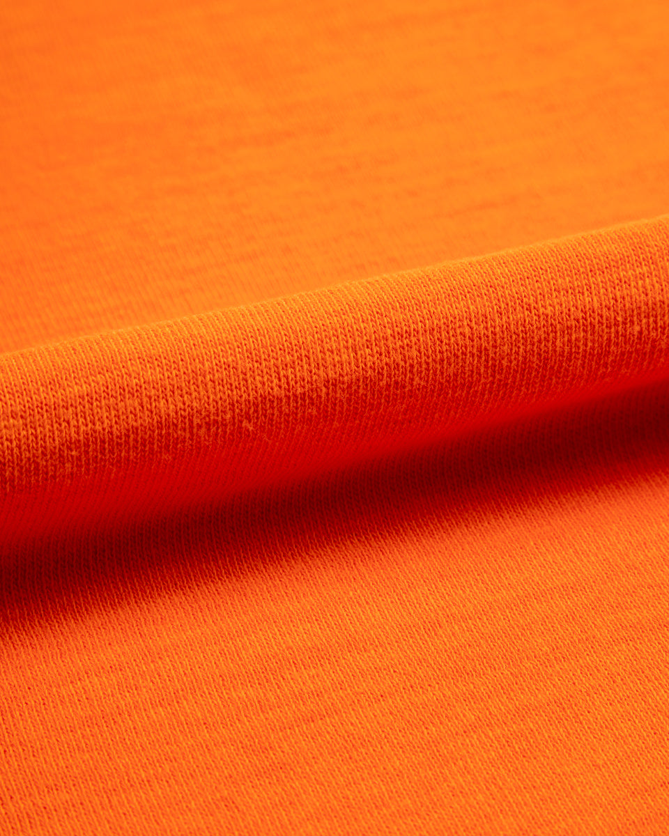 Standard & Strange Wakayama Special Loopwheel Tee - Satsuma Orange - Standard & Strange