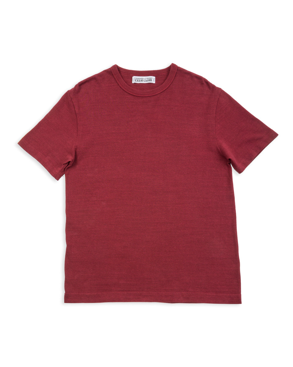 Standard & Strange Wakayama Special Loopwheel Tee - Azuki - Standard & Strange