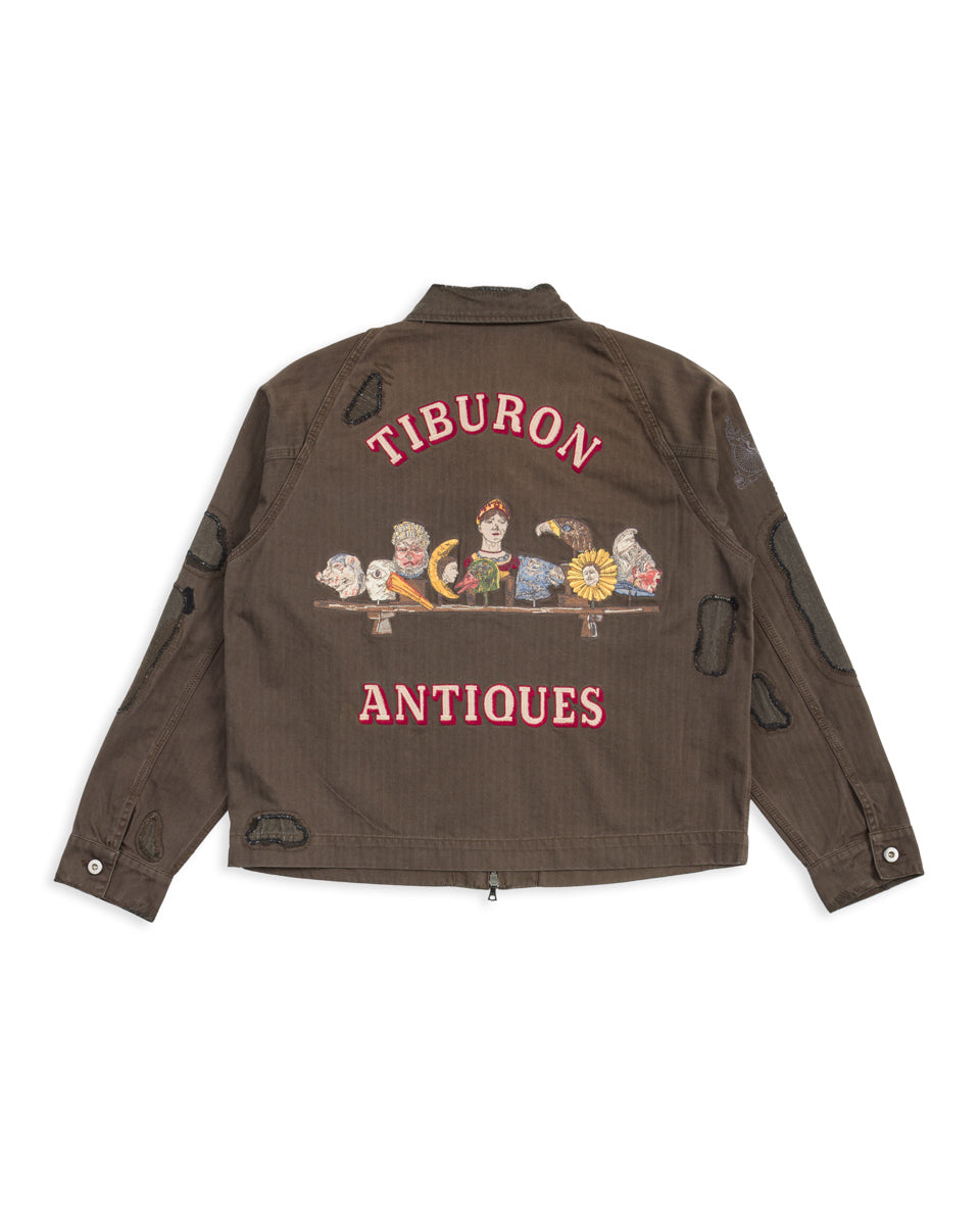 Samuel Zelig Antique Zip Jacket - Black - Standard & Strange