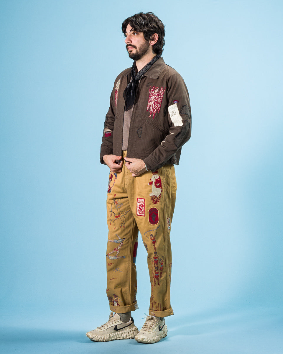 Samuel Zelig Antique Zip Jacket - Black - Standard & Strange