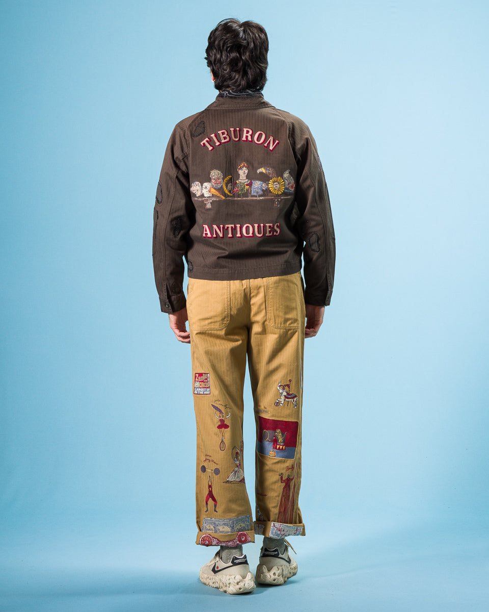 Samuel Zelig Antique Zip Jacket - Black - Standard & Strange