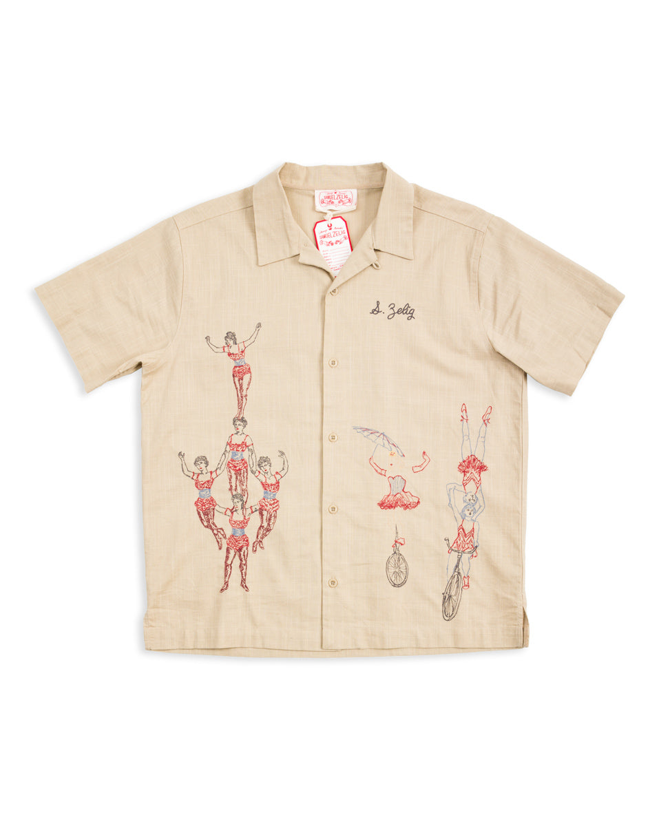 Samuel Zelig Circus Camp Shirt - Natural Tint - Standard & Strange