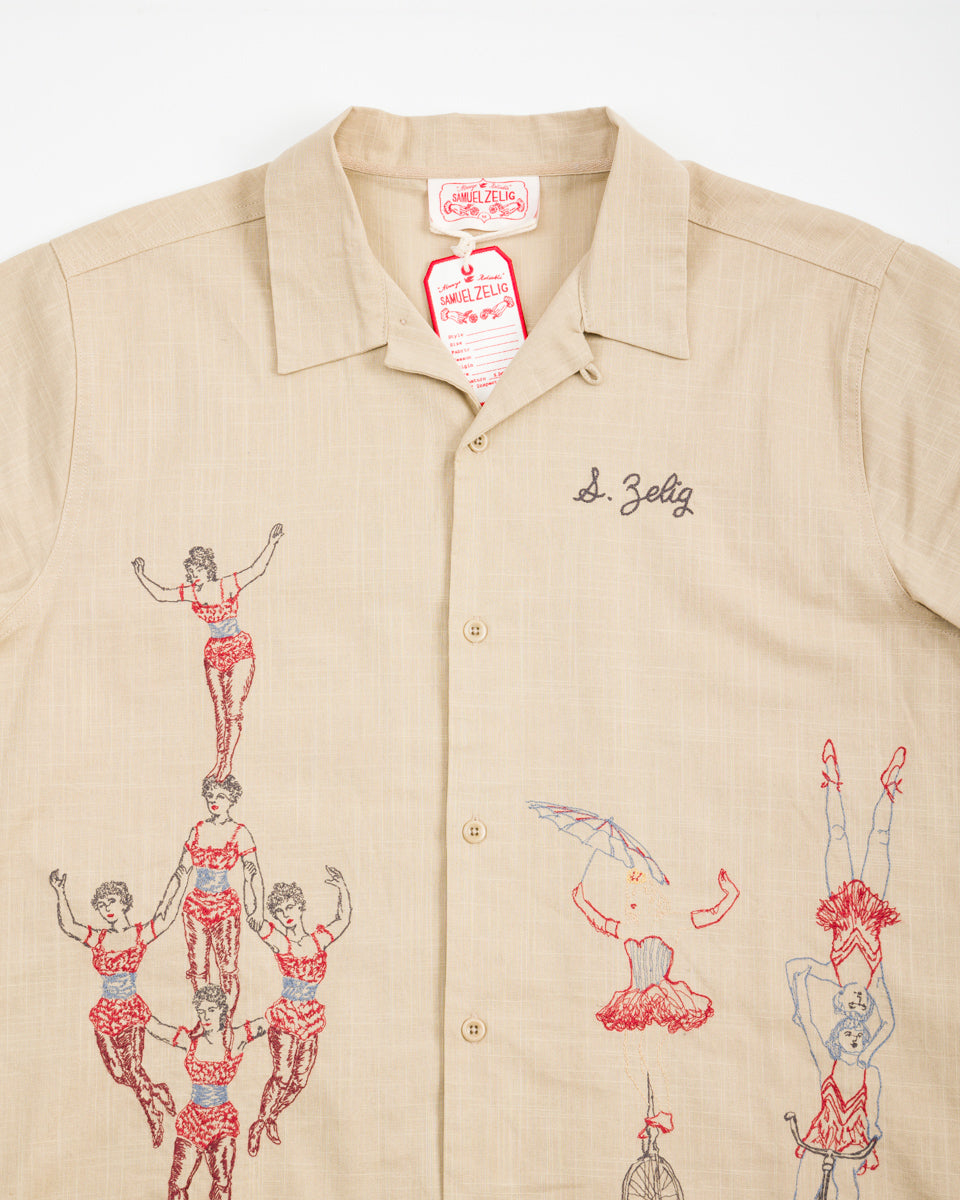 Samuel Zelig Circus Camp Shirt - Natural Tint - Standard & Strange