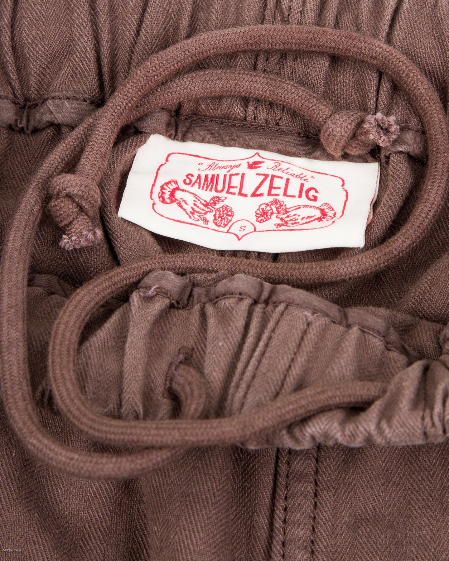Samuel Zelig Film Pant - Faded Brown - Standard & Strange
