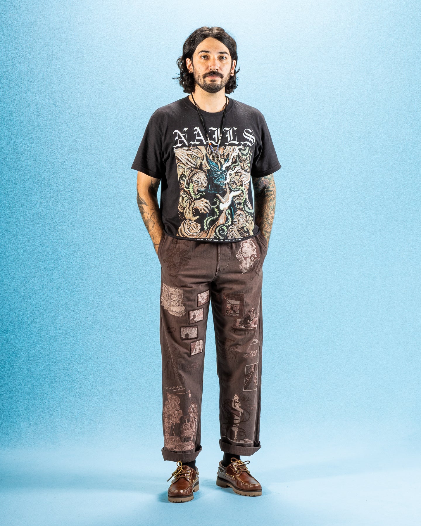 Samuel Zelig Film Pant - Faded Brown - Standard & Strange