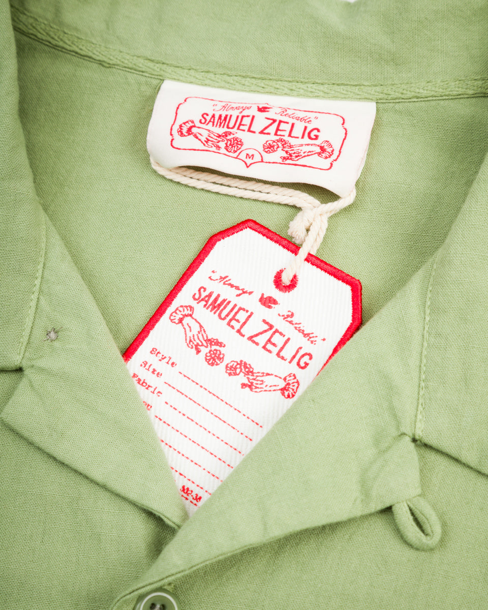 Samuel Zelig Hotel Camp Shirt - Mint Green - Standard & Strange