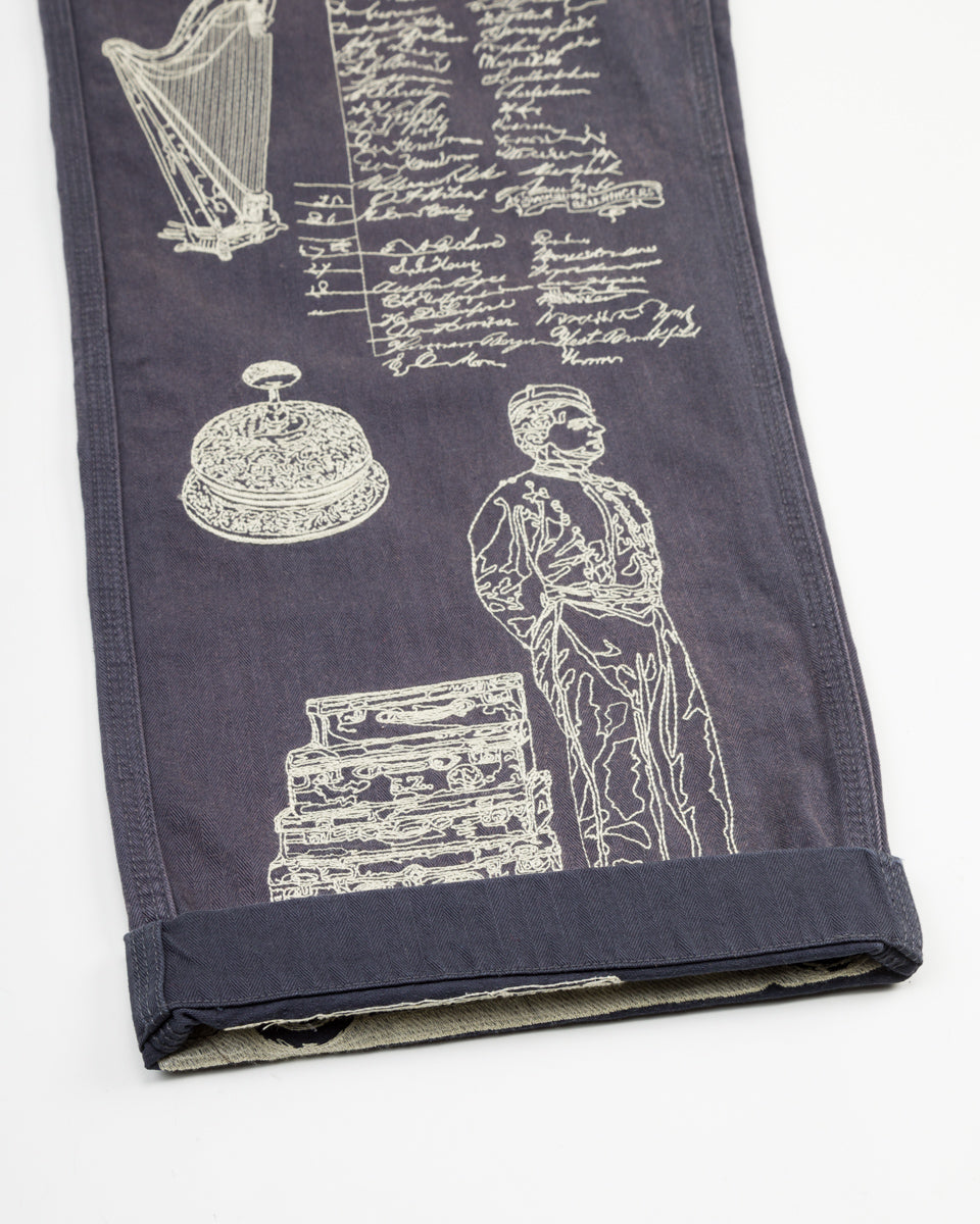 Samuel Zelig Hotel Pant - Navy - Standard & Strange