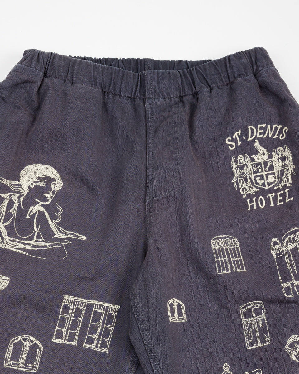 Samuel Zelig Hotel Pant - Navy - Standard & Strange