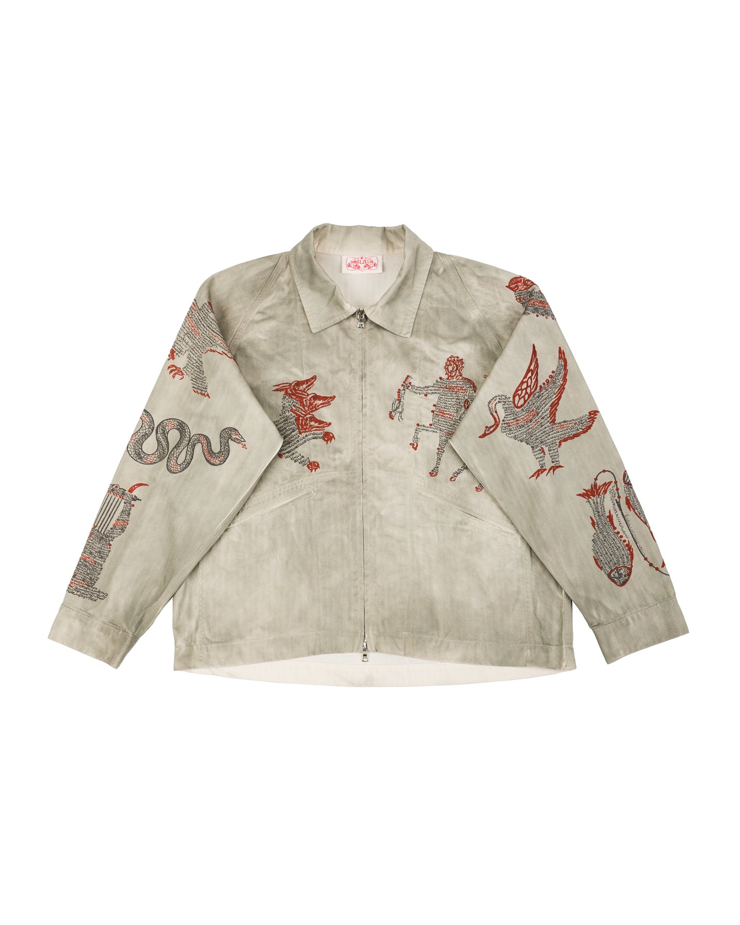 Samuel Zelig Medieval Zip Jacket - Smoke Grey - Standard & Strange