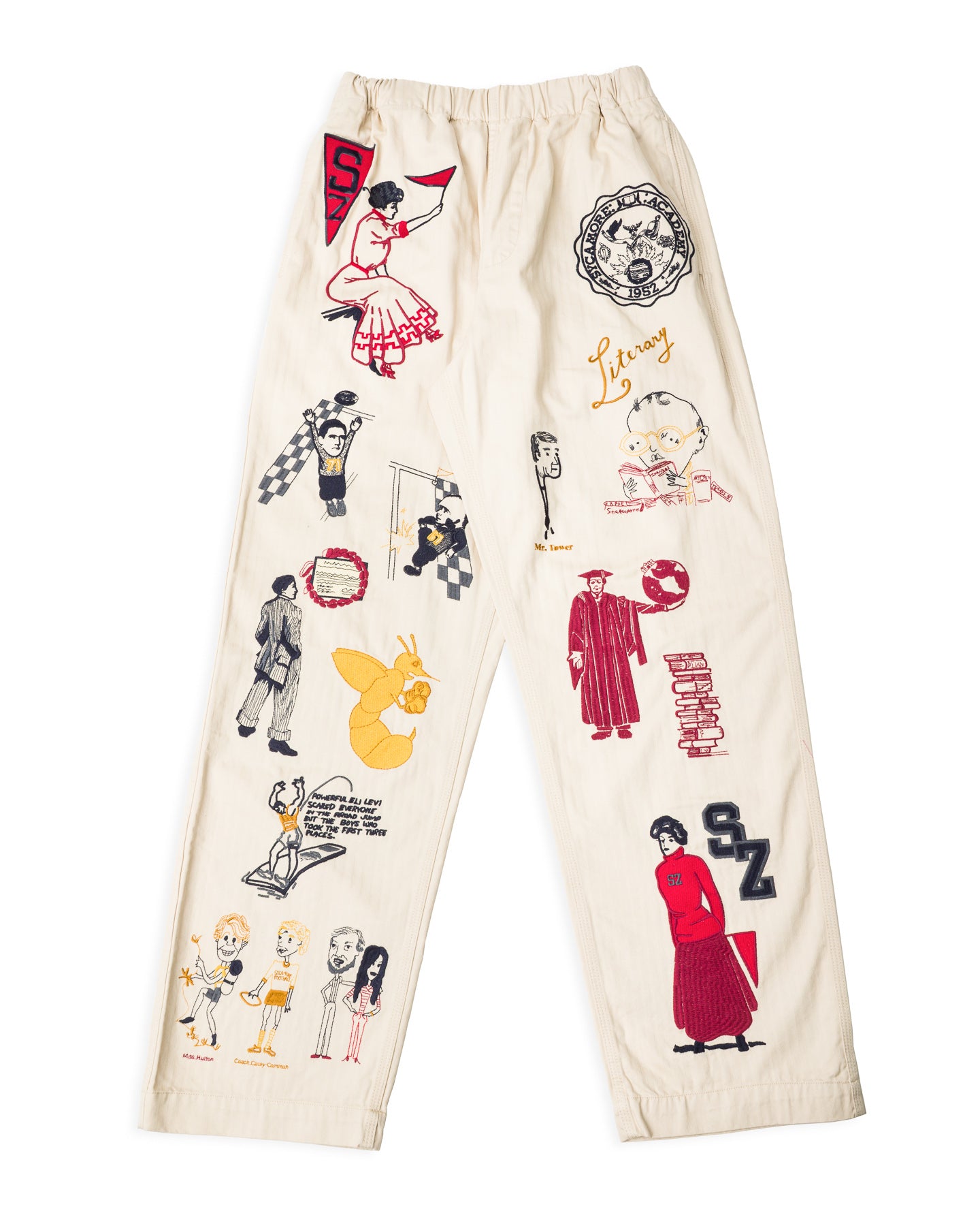 Samuel Zelig Varsity Pant - Ecru - Standard & Strange
