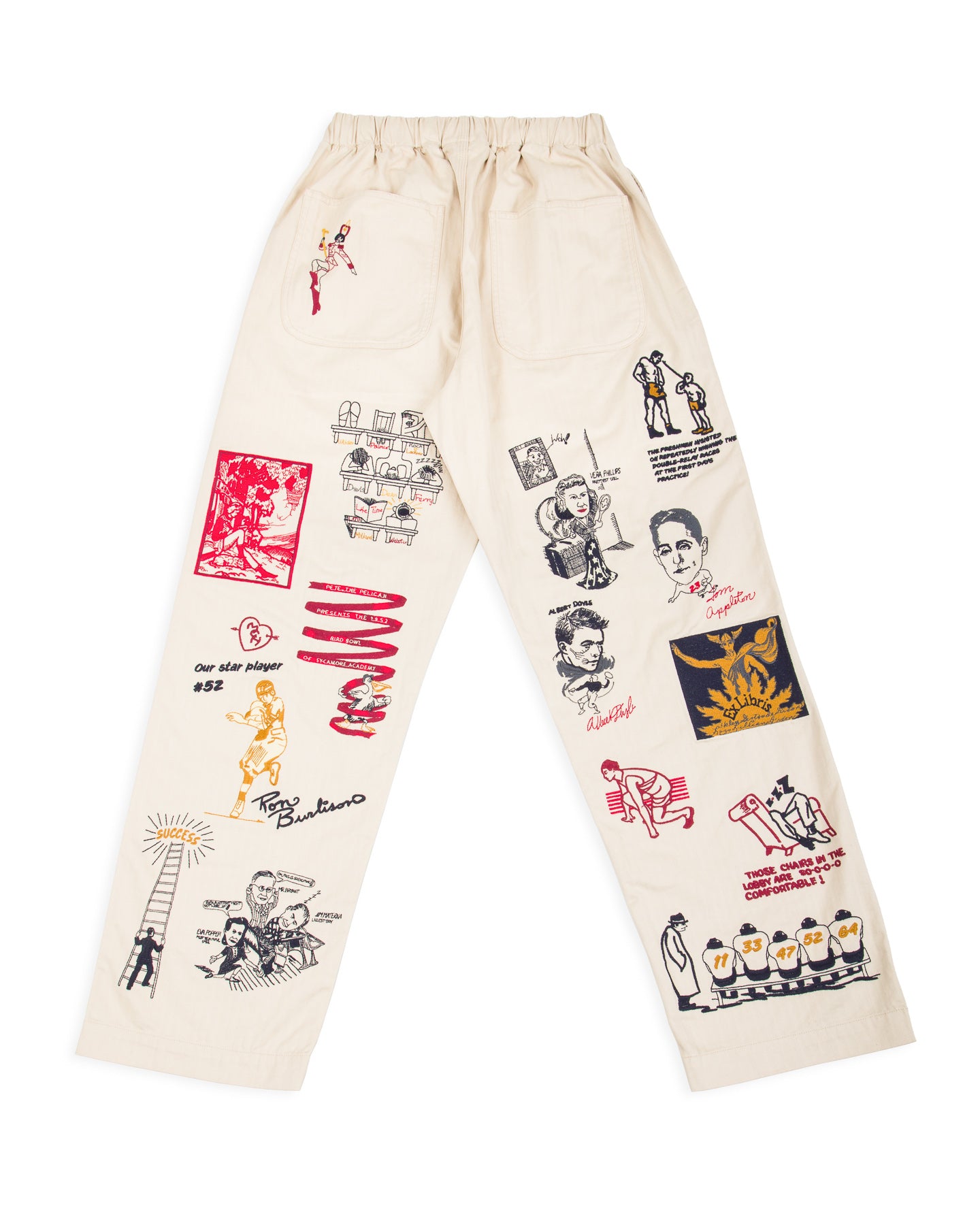 Samuel Zelig Varsity Pant - Ecru - Standard & Strange