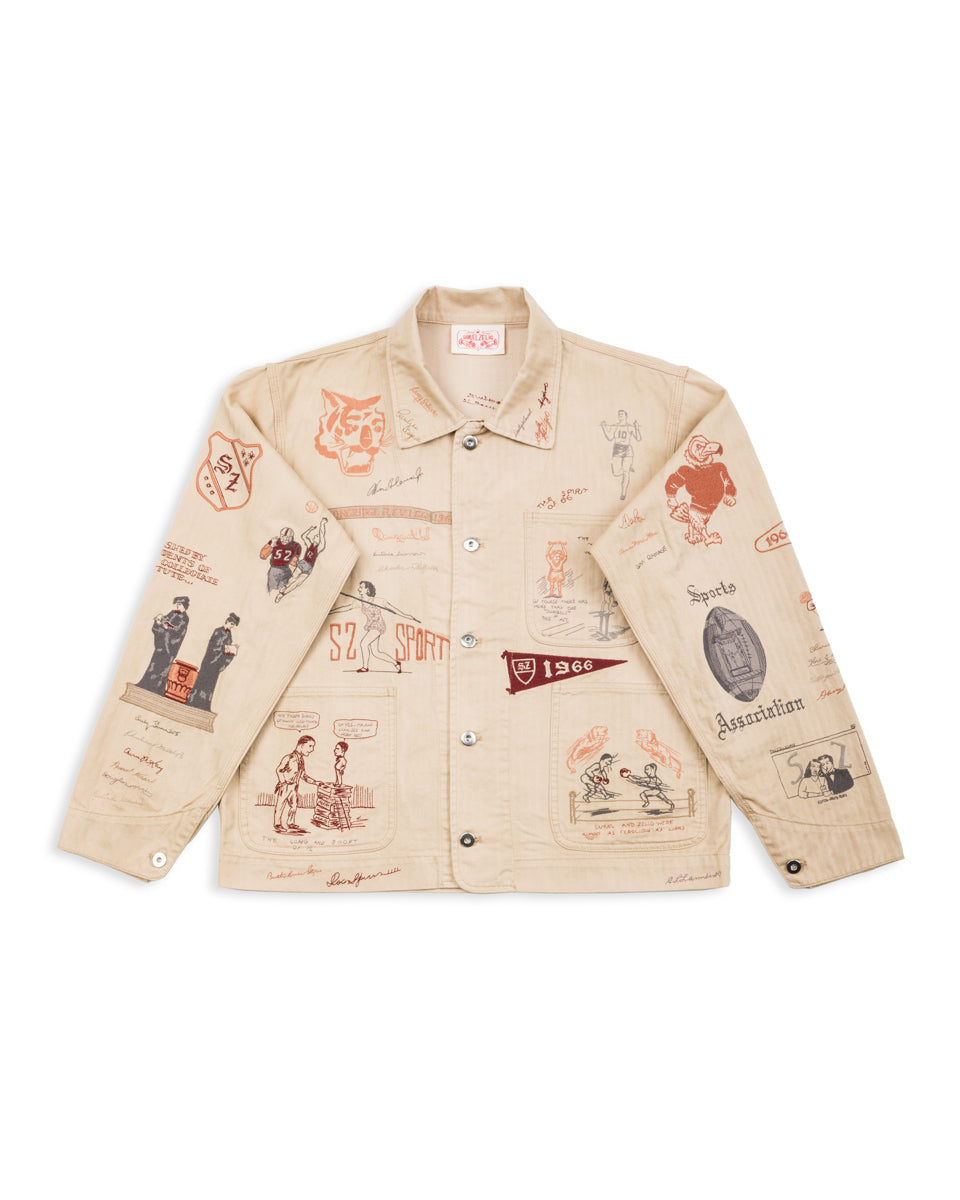 Samuel Zelig Yearbook Jacket - Smoke Taupe - Standard & Strange