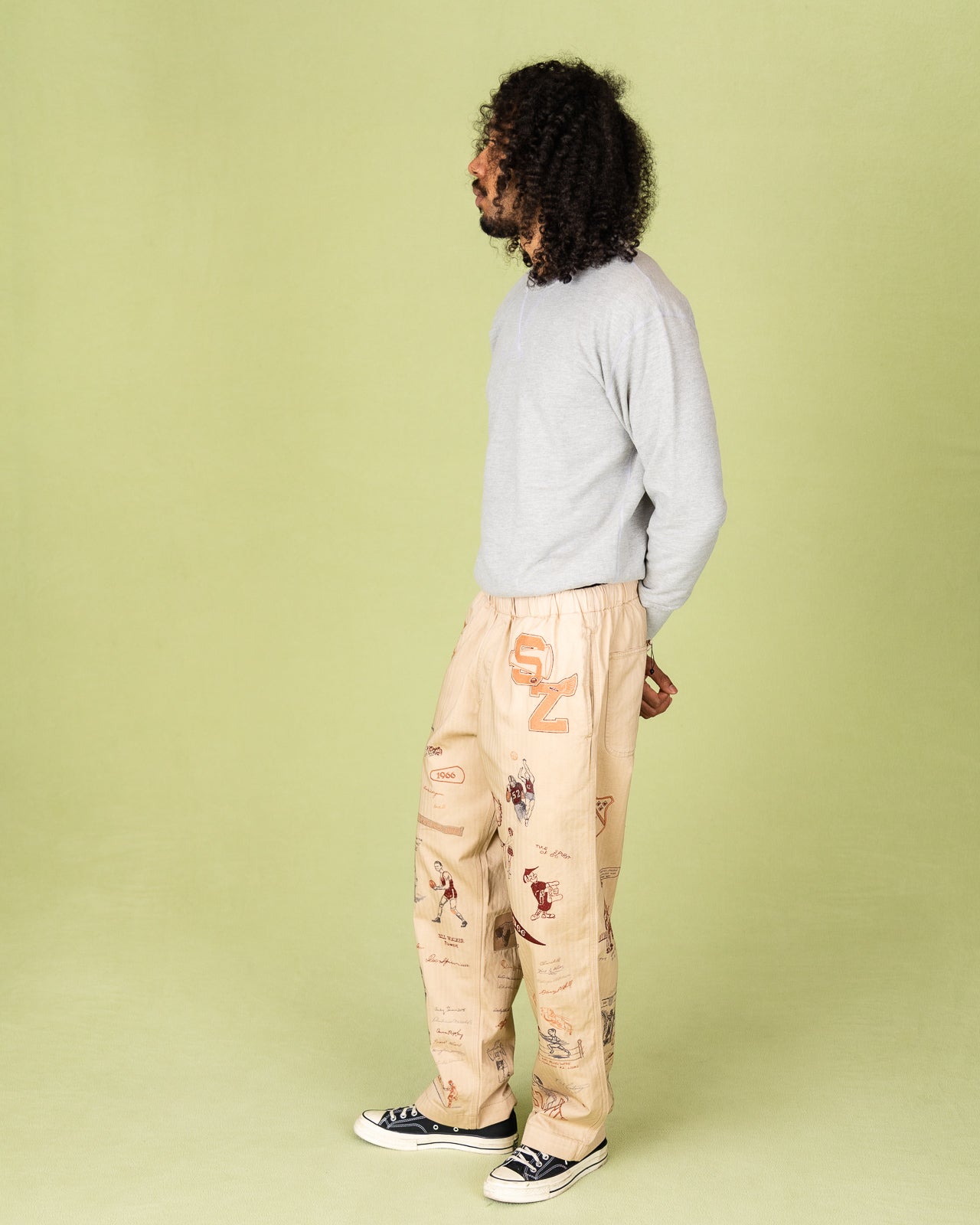 Samuel Zelig Yearbook Pant - Smoke Taupe - Standard & Strange