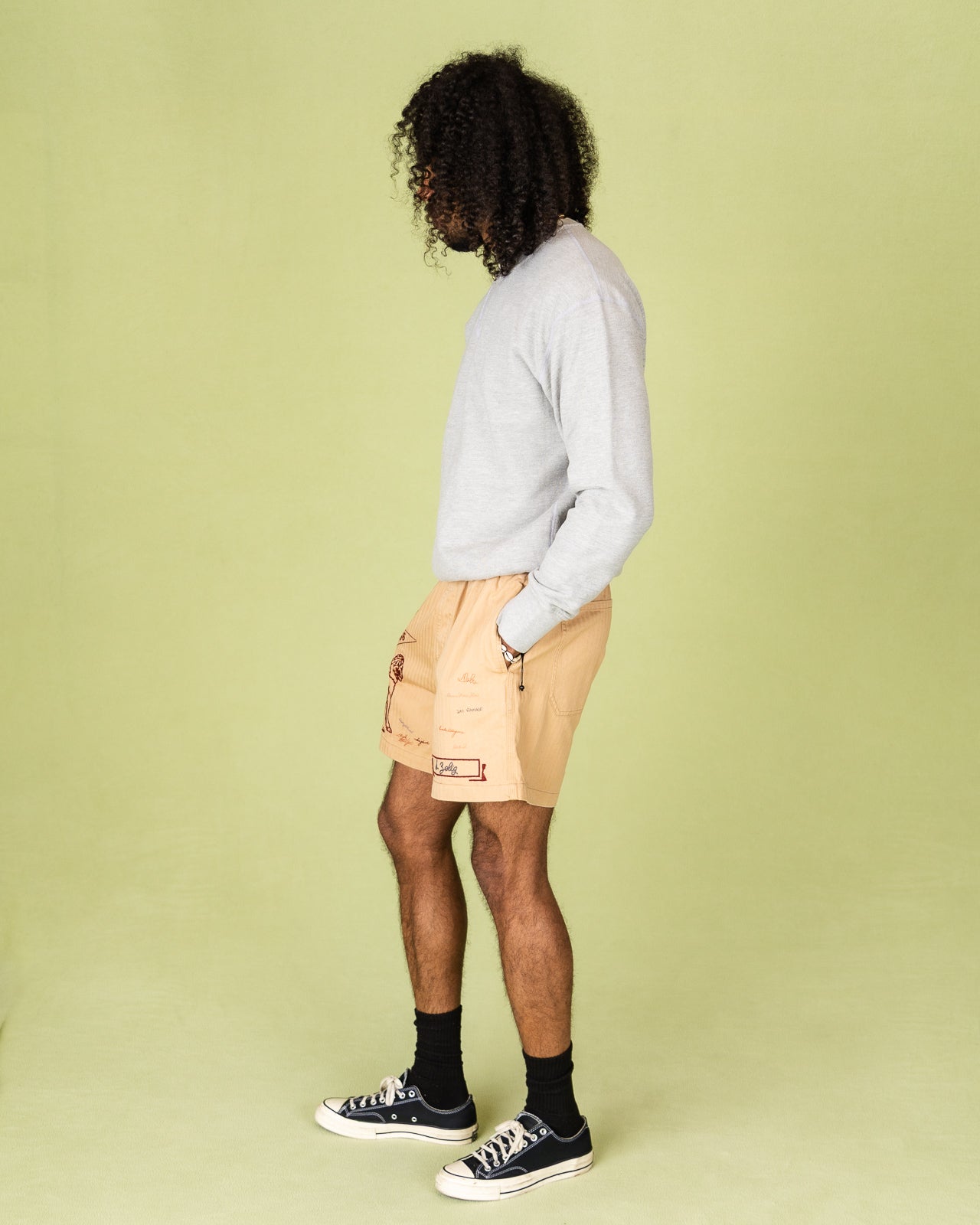 Samuel Zelig Yearbook Short - Khaki - Standard & Strange