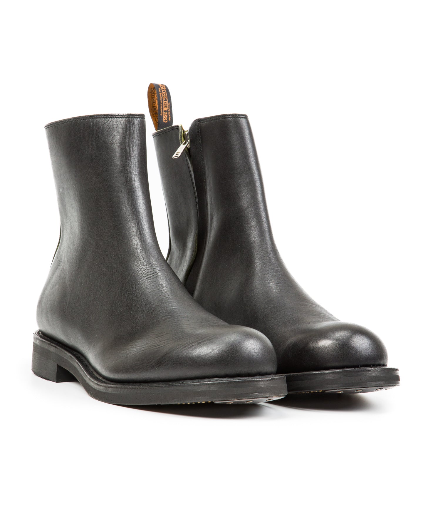 Bubu② J726 Scratch & Dent] Casper Side Zip Boot - Black/Green Tea Core 11D