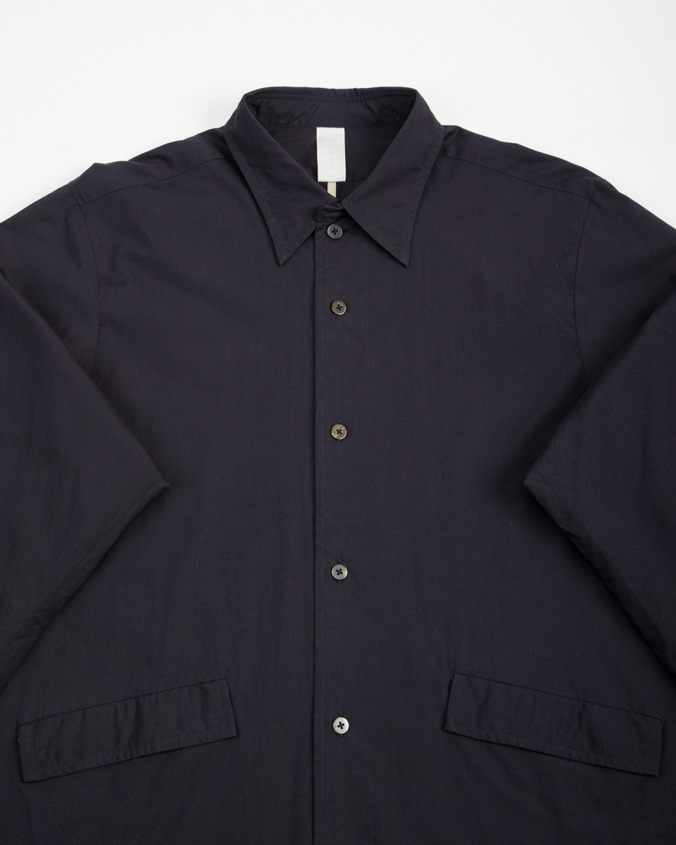 Senui Cover Shirt - Navy Seaisland Cotton - Standard & Strange