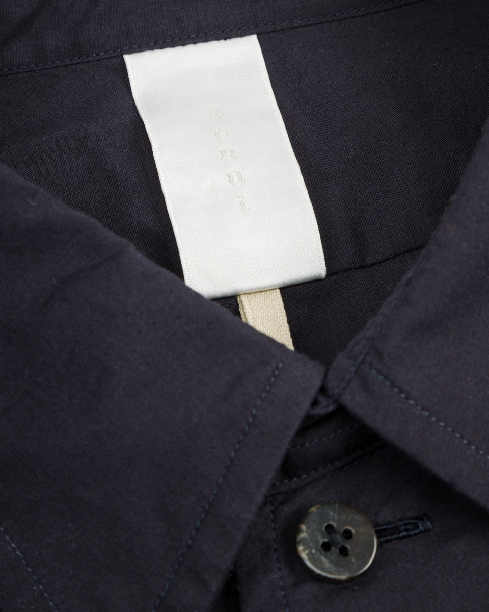 Senui Cover Shirt - Navy Seaisland Cotton - Standard & Strange