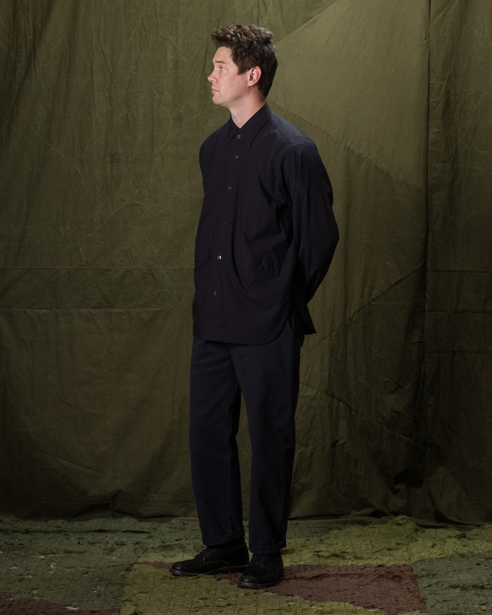 Senui Cover Shirt - Navy Seaisland Cotton - Standard & Strange