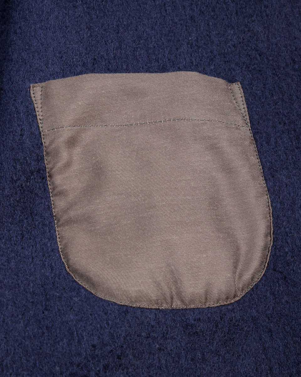 Senui Salt and Pepper Vest - Vintage Navy Wool - Standard & Strange