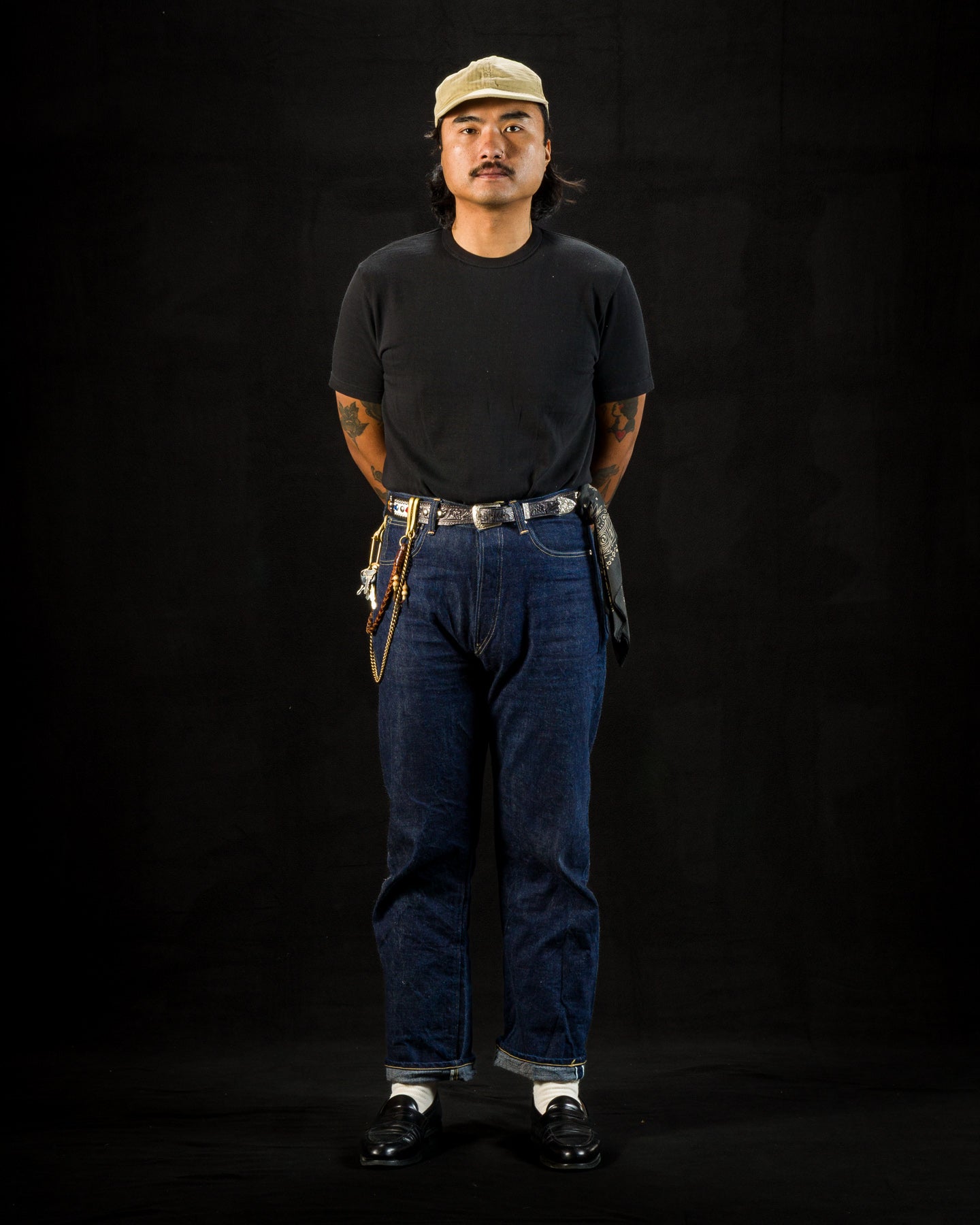 Standard & Strange Wakayama Special Loopwheel Tee - Black - Standard & Strange