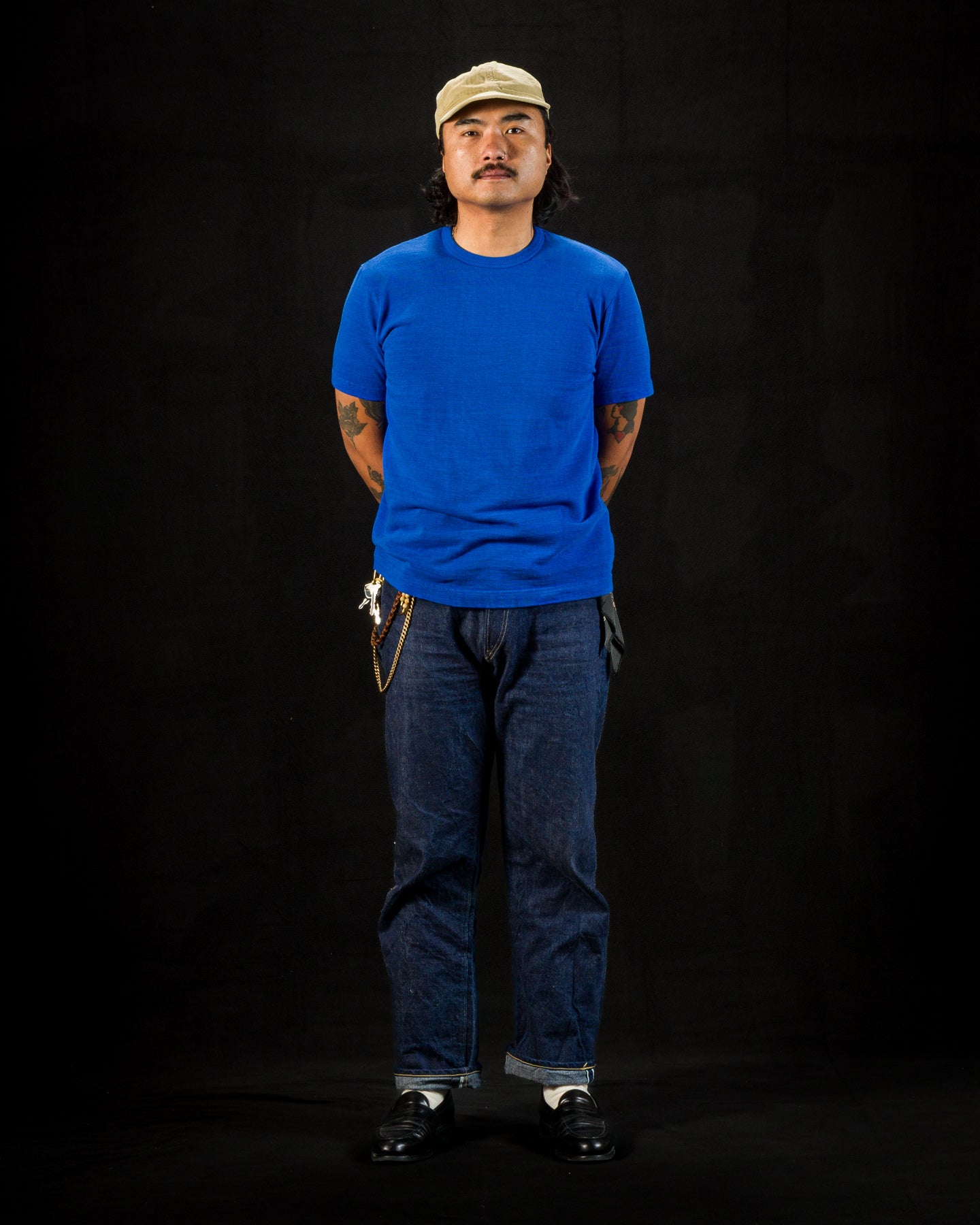 Wakayama Special Loopwheel Tee - Klein Blue