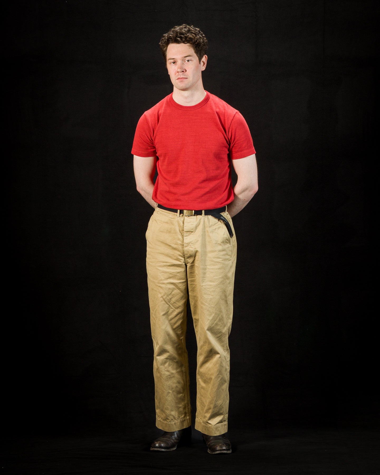 Standard & Strange Wakayama Special Loopwheel Tee - Tomato Red - Standard & Strange