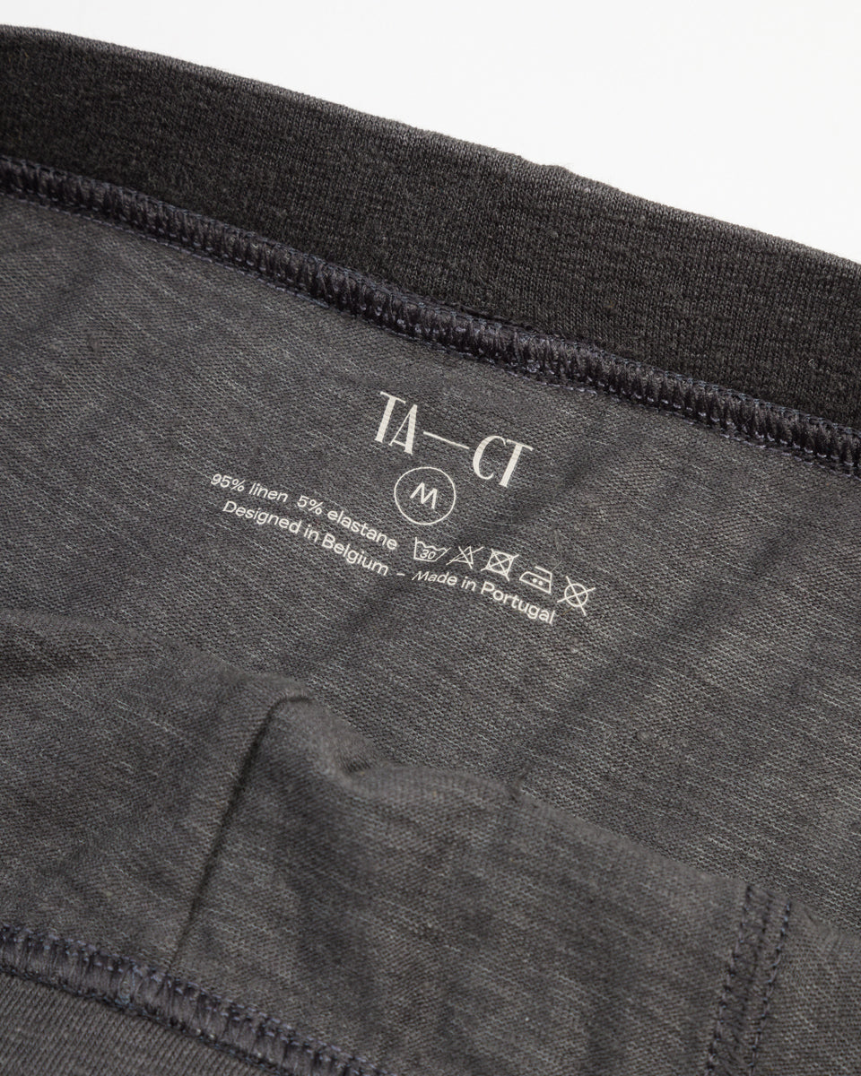 TA-CT Cervin Boxer Briefs - Anthracite Linen Jersey - Standard & Strange