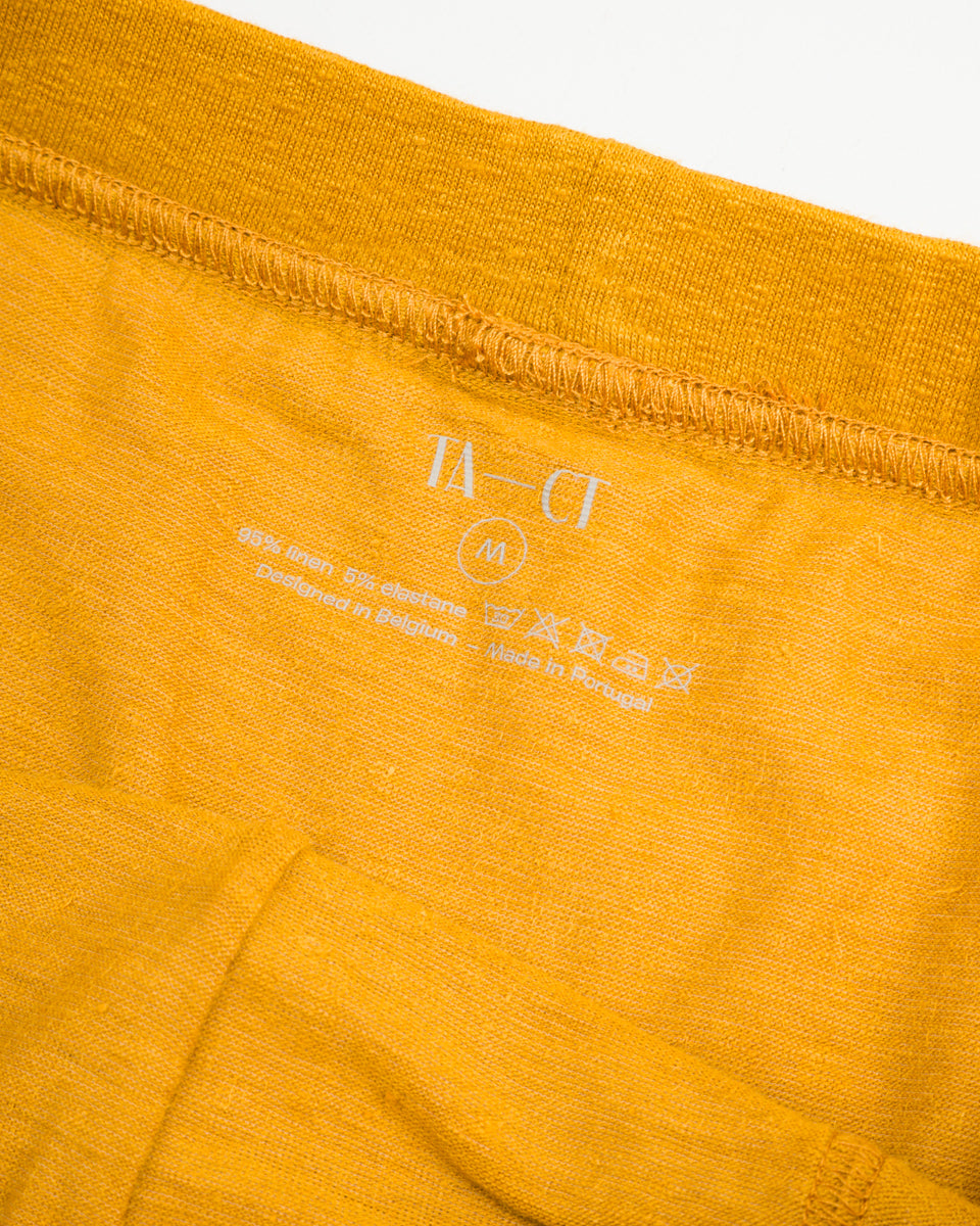TA-CT Cervin Boxer Briefs - Saffron Linen Jersey - Standard & Strange