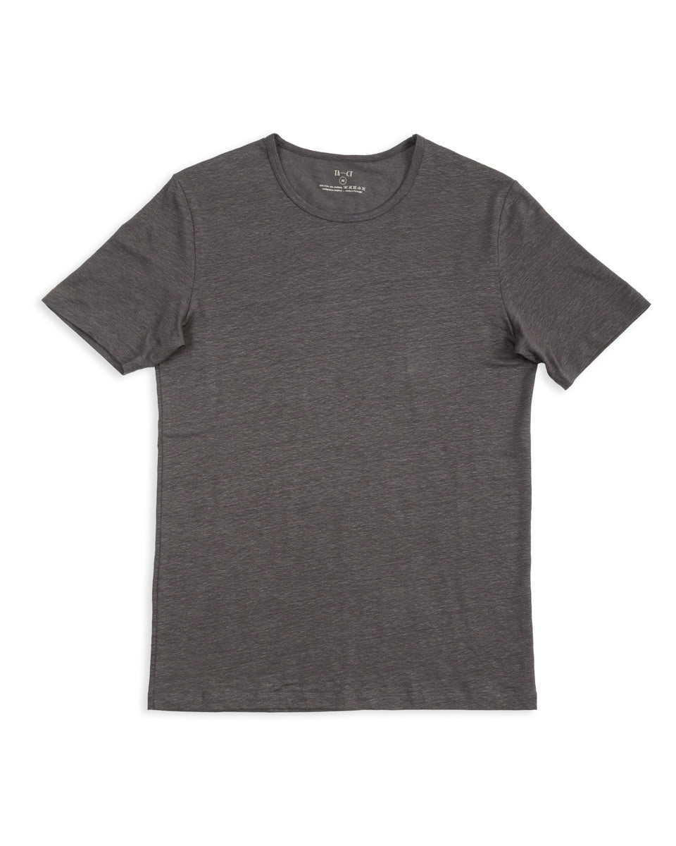 TA-CT Kern T-Shirt - Anthracite Linen Jersey - Standard & Strange