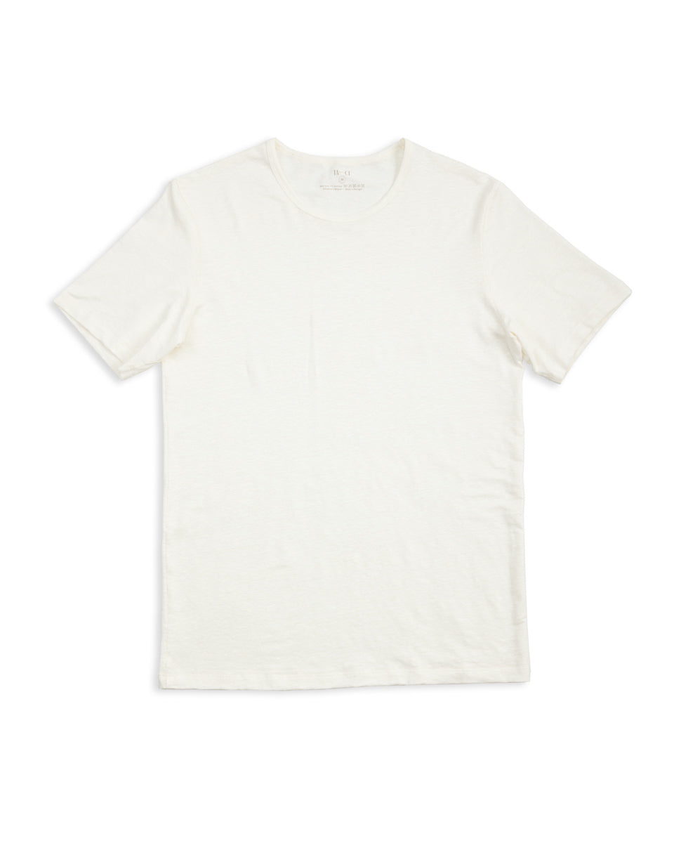TA-CT Kern T-Shirt - Off-White Linen Jersey - Standard & Strange