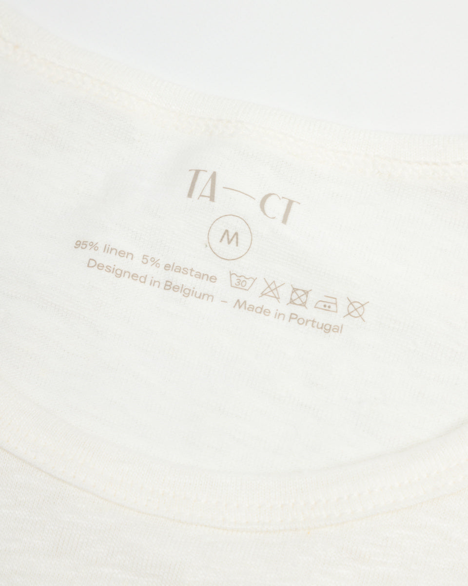 TA-CT Kern T-Shirt - Off-White Linen Jersey - Standard & Strange