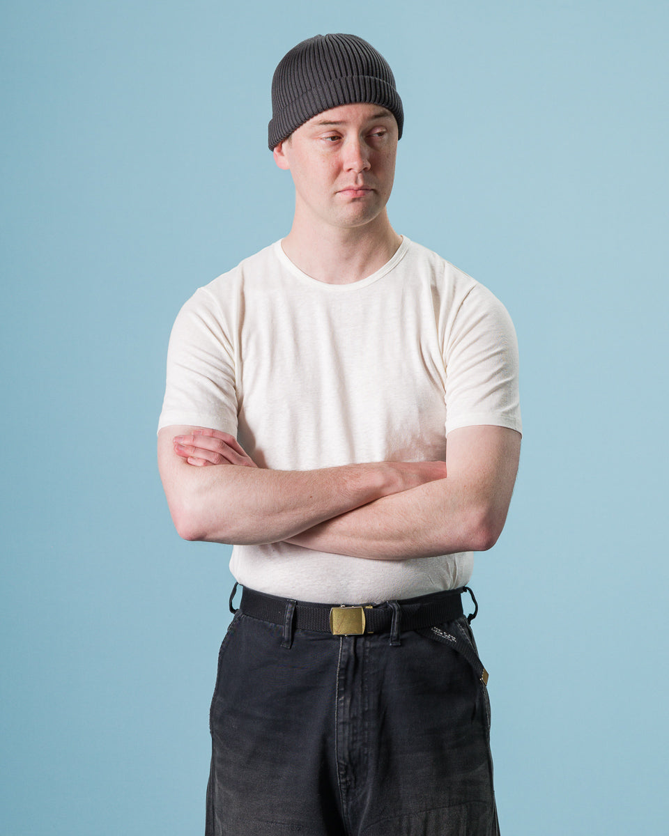 TA-CT Kern T-Shirt - Off-White Linen Jersey - Standard & Strange