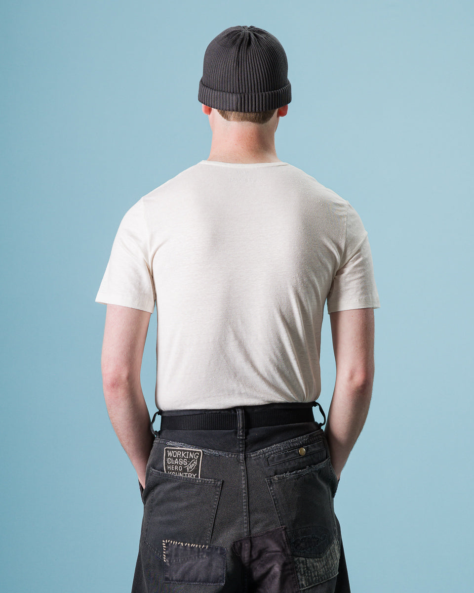 TA-CT Kern T-Shirt - Off-White Linen Jersey - Standard & Strange