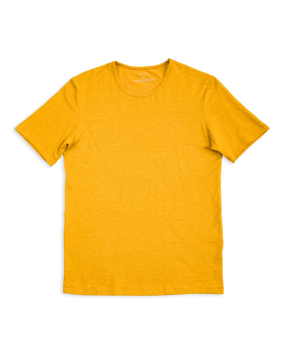 TA-CT Kern T-Shirt - Saffron Linen Jersey - Standard & Strange
