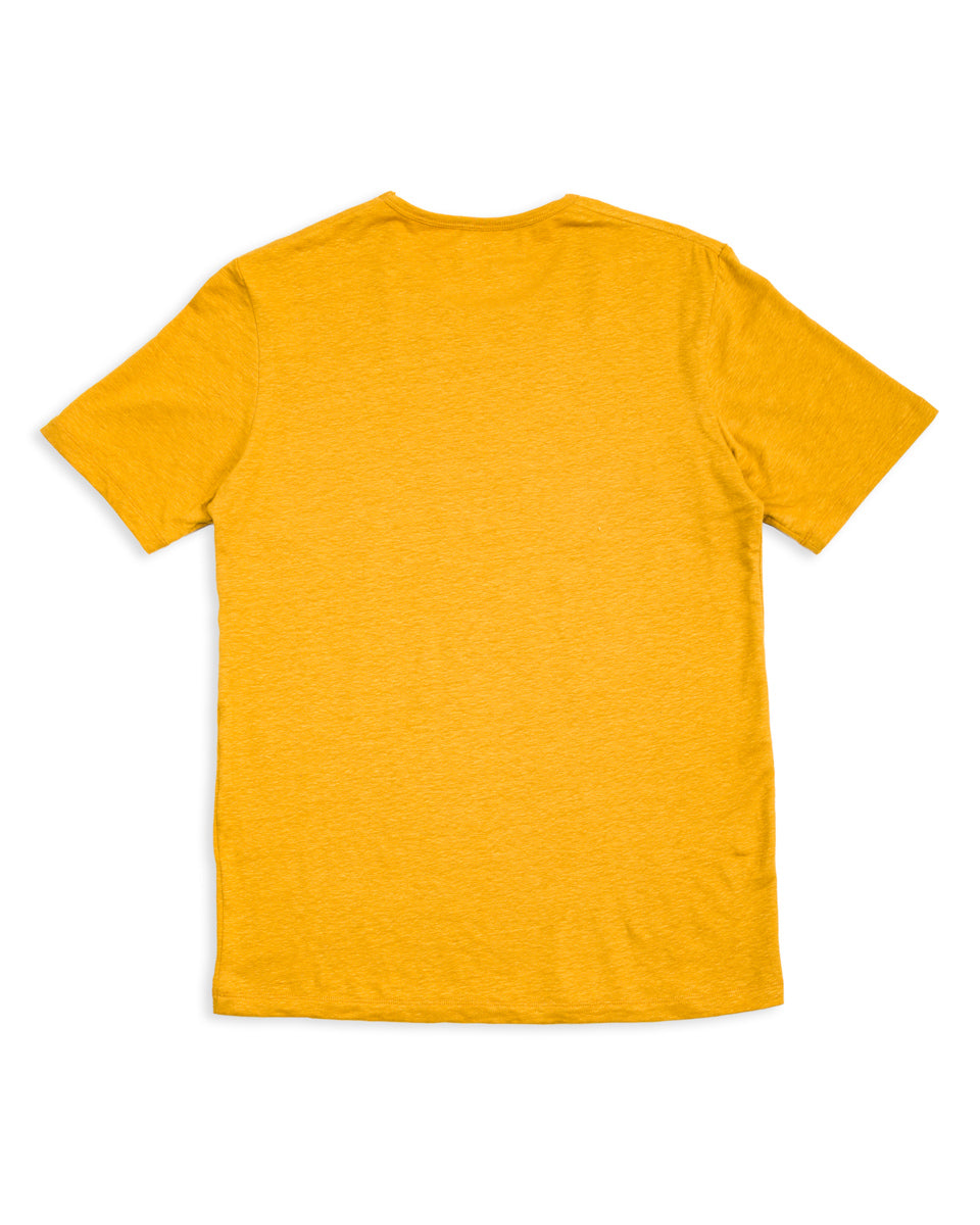 TA-CT Kern T-Shirt - Saffron Linen Jersey - Standard & Strange
