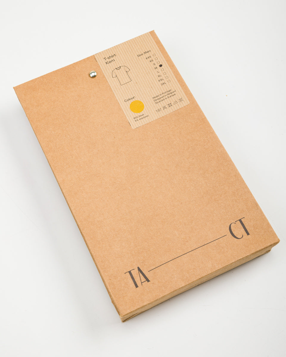 TA-CT Kern T-Shirt - Saffron Linen Jersey - Standard & Strange