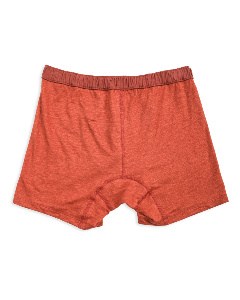 TA-CT Tomori Genderless Short Pants - Rust Linen Jersey - Standard & Strange
