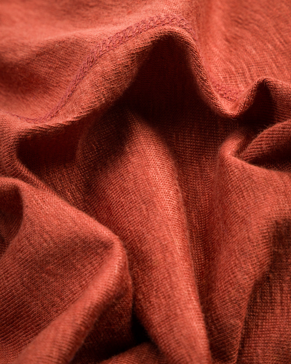 TA-CT Tomori Genderless Short Pants - Rust Linen Jersey - Standard & Strange