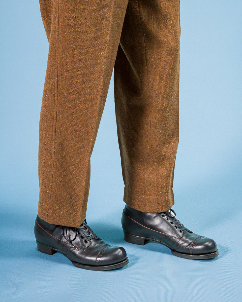 The 2 Monkeys Boots Vaudeville Boot - Black Shinki Horsehide - Standard & Strange