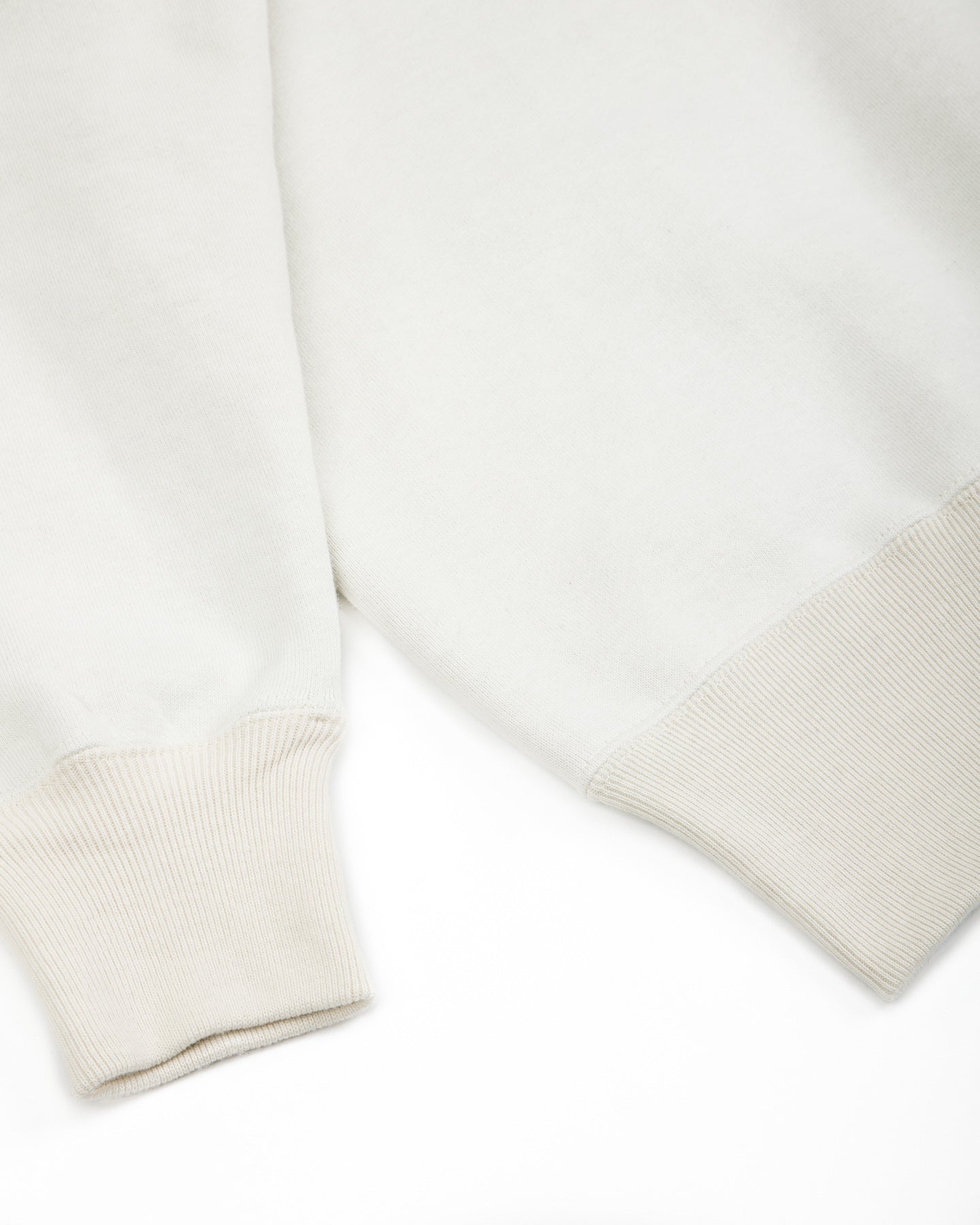 The Real McCoy's 10 oz Loopwheel Crewneck Sweatshirt - Milk - Standard & Strange