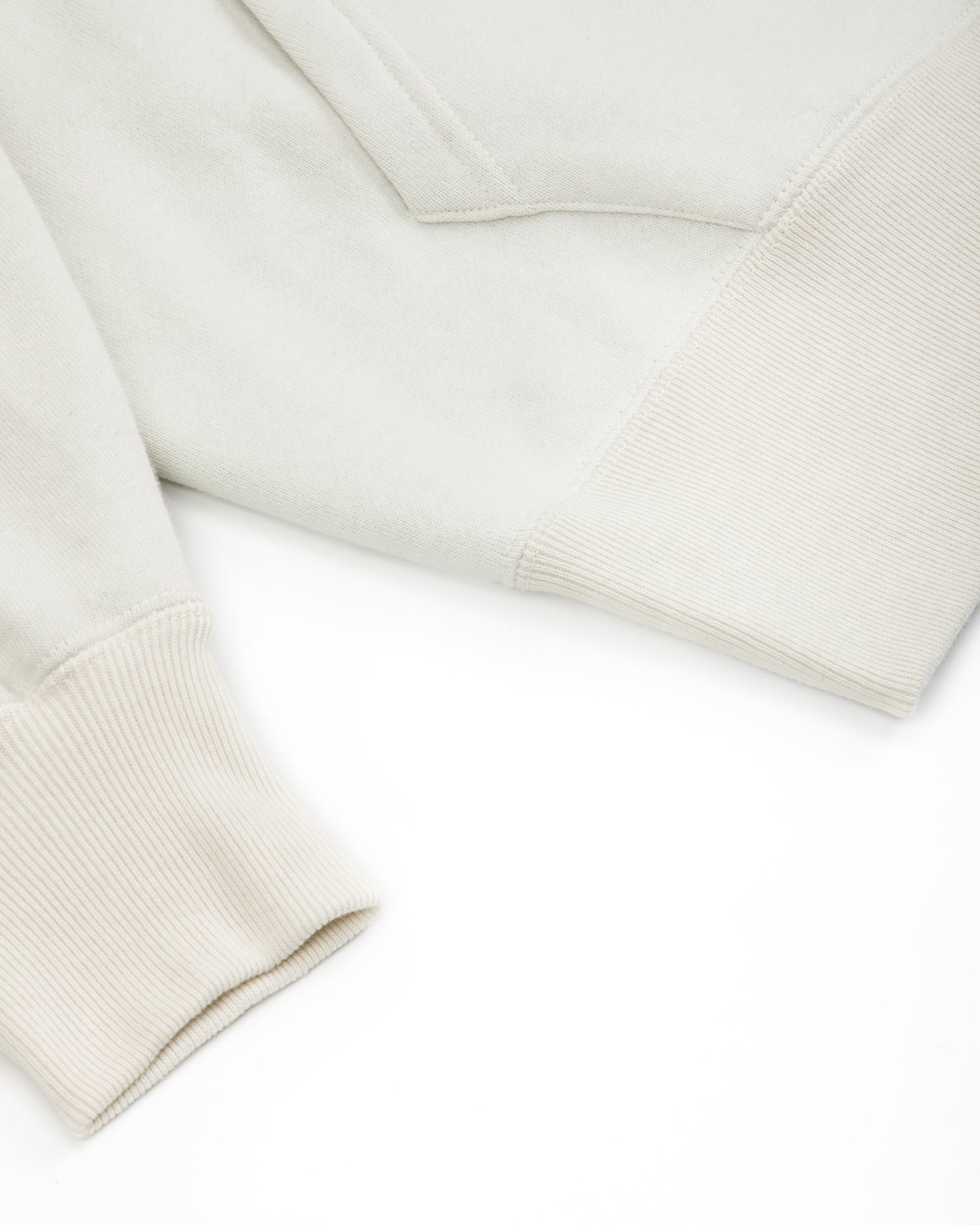 The Real McCoy's 10 oz Loopwheel Hooded Sweatshirt - Milk - Standard & Strange