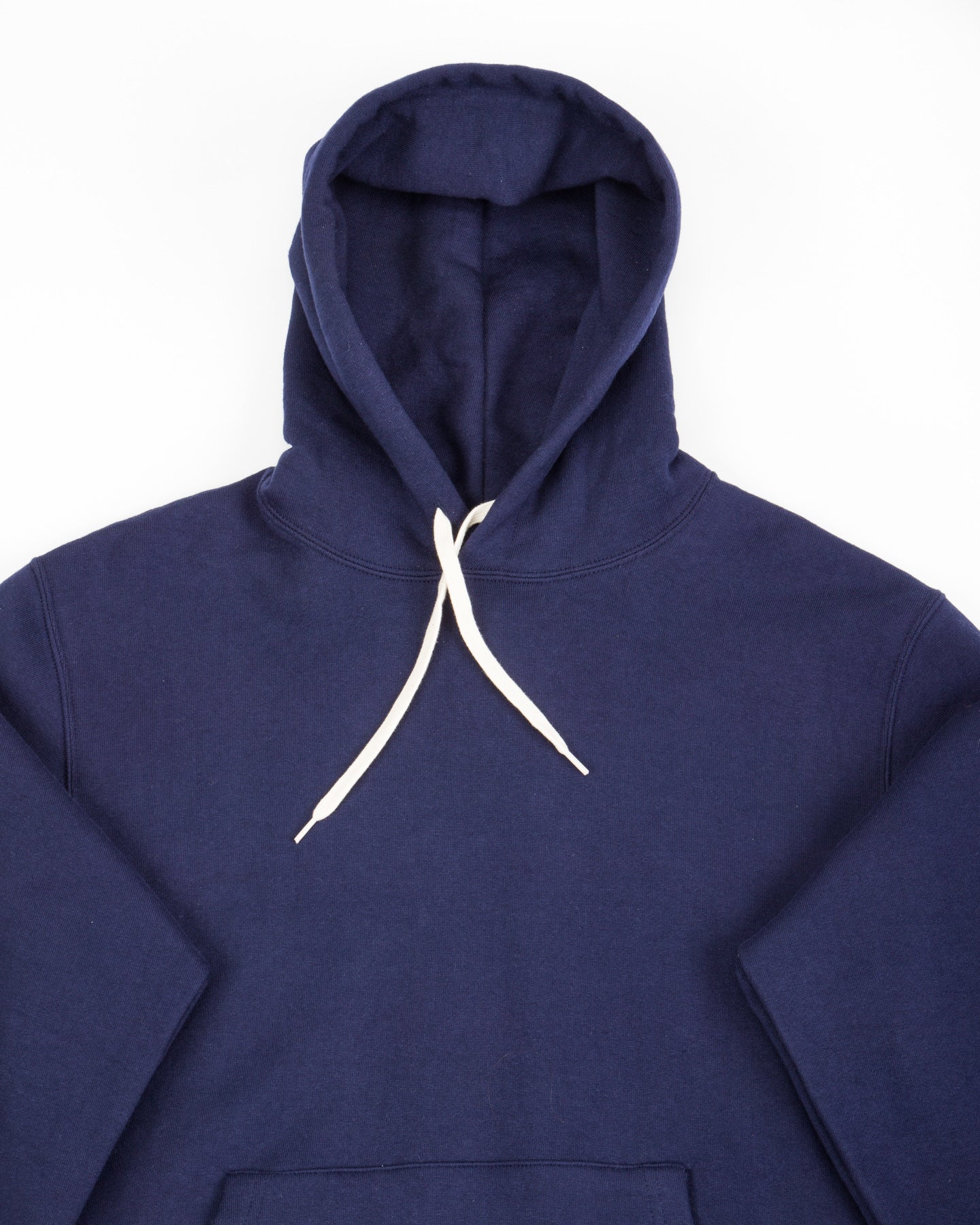 The Real McCoy's 10 oz Loopwheel Hooded Sweatshirt - Navy - Standard & Strange