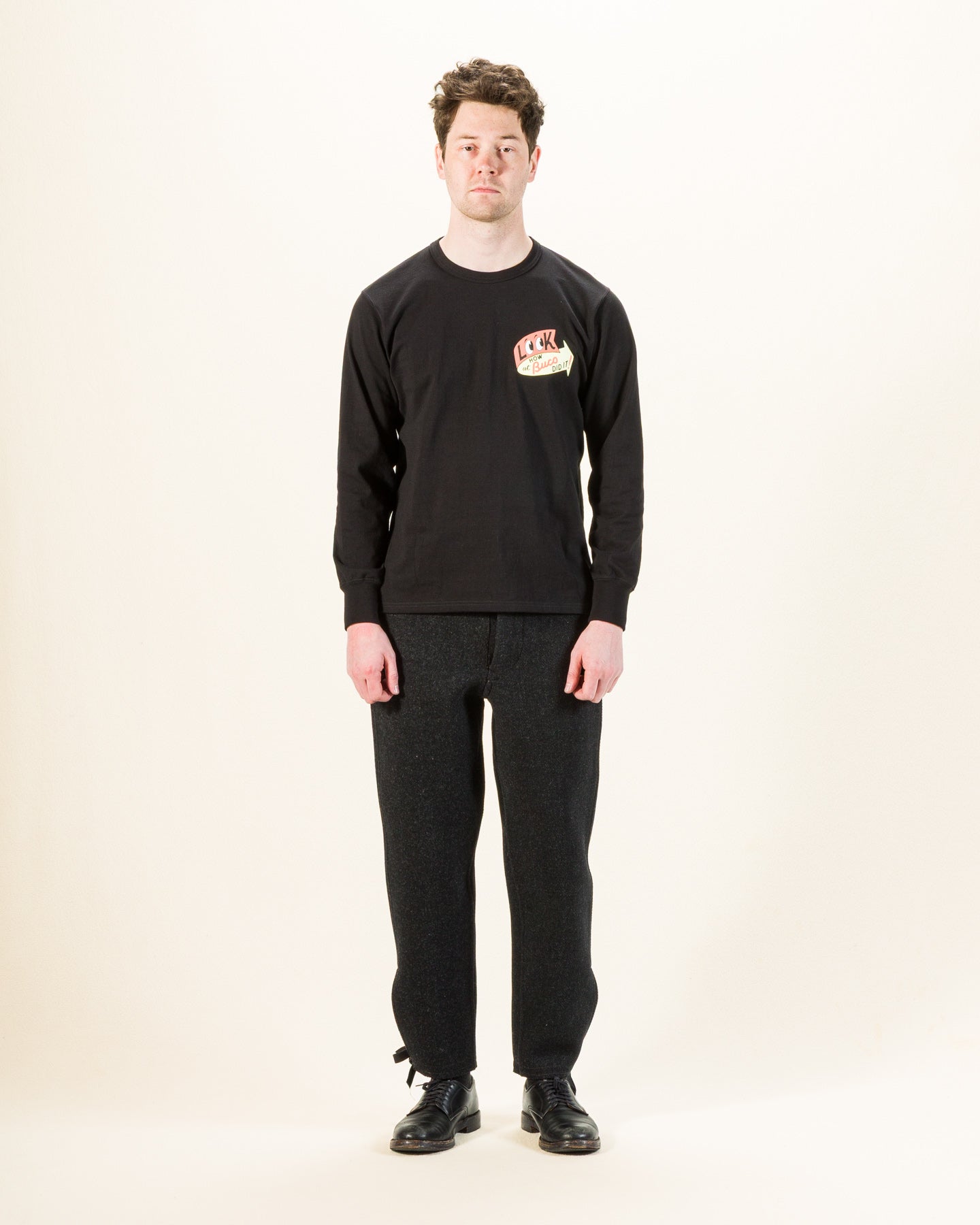 Buco L/S Tee /LOOK AT HOW BUCO DID IT! - Black