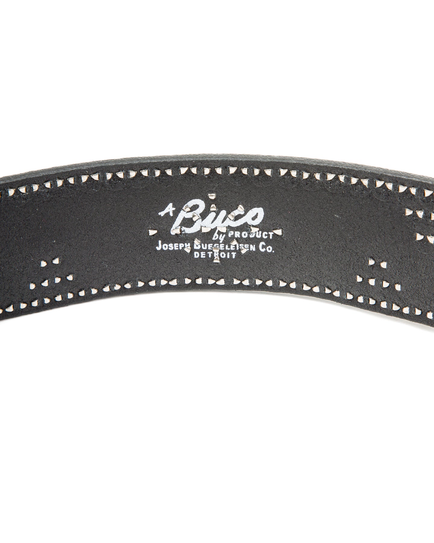 The Real McCoy's Buco Motorcycle Belt / Smoky Jim - Black - Standard & Strange