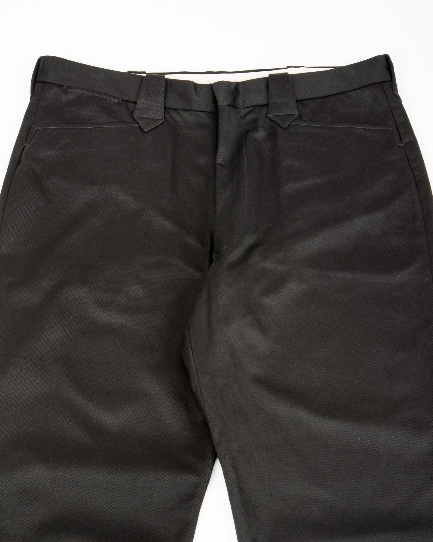 The Real McCoy's Cotton Drill Western Trousers - Black - Standard & Strange