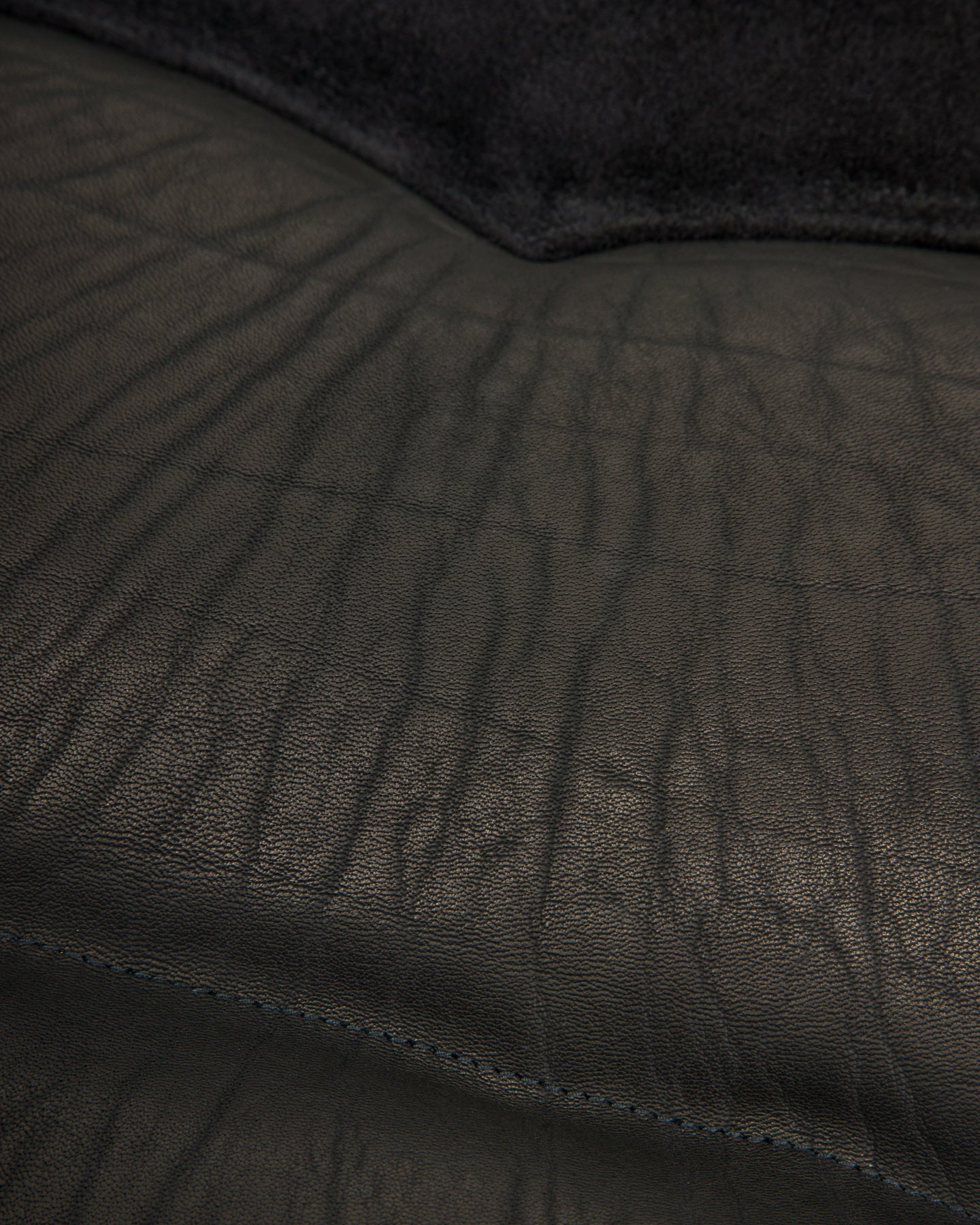 The Real McCoy's Deerskin Down Vest (221 Model) - Black - Standard & Strange