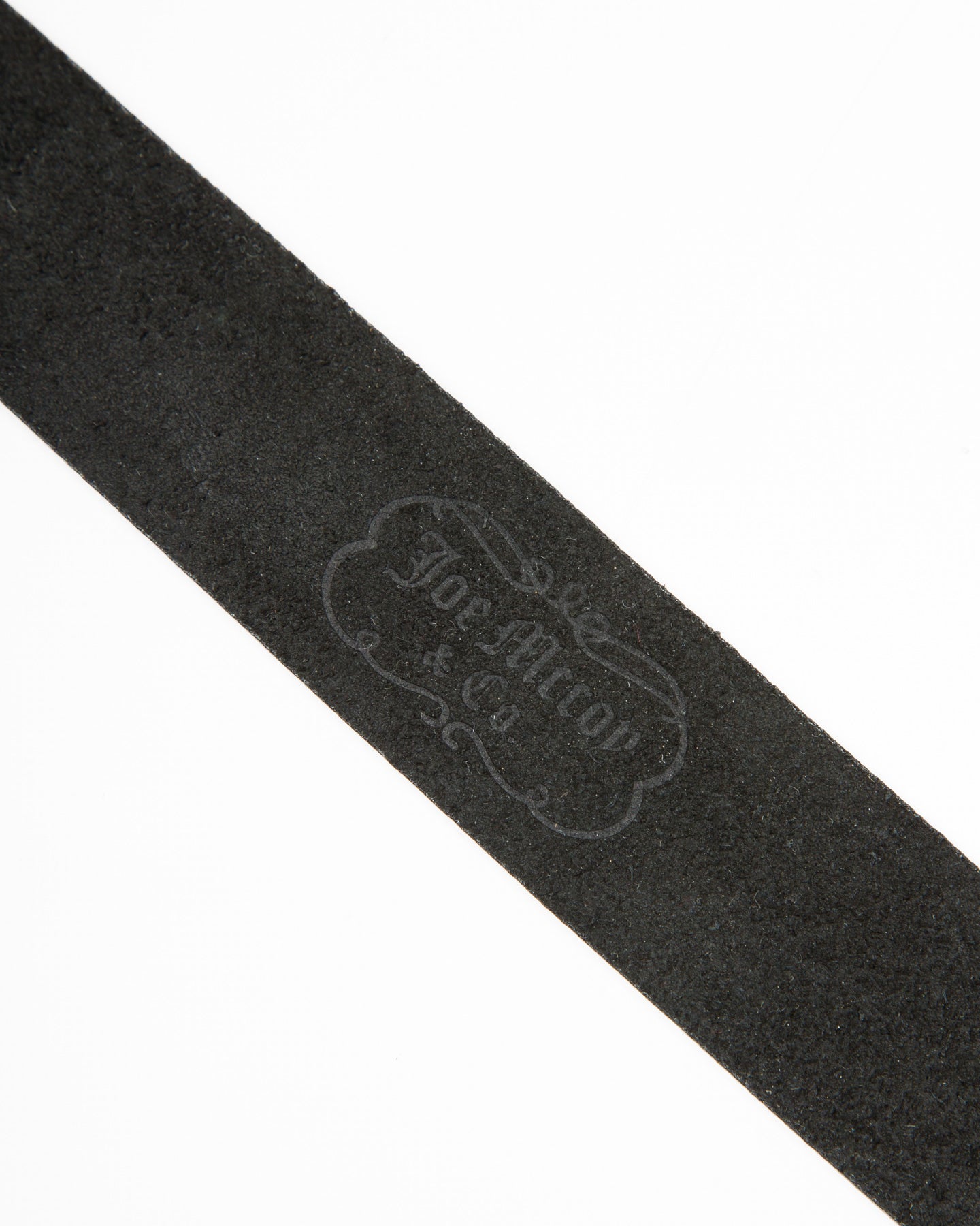 The Real McCoy's Joe McCoy Narrow Width Belt - Black - Standard & Strange